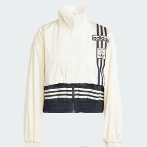 Adidas Adibreak Woven 2-in-1 Track Top Women's Crop Jacket XS nwt